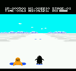 Antarctic Adventure screenshot 4 for Famicom